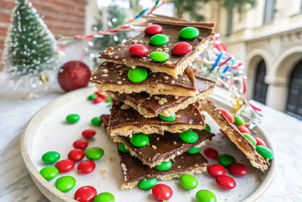 Christmas crack recipe festive tray