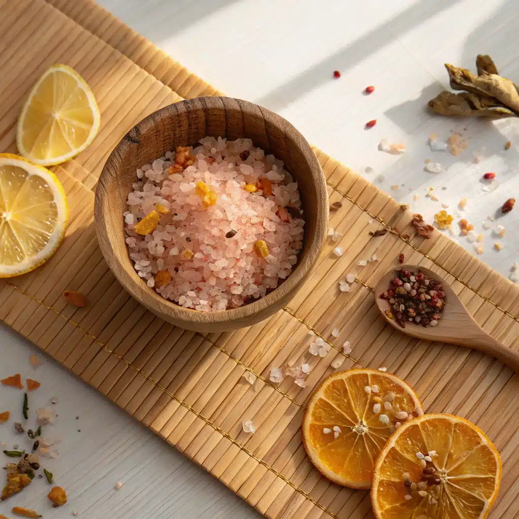 Ingredients for Japanese Pink Salt Recipe