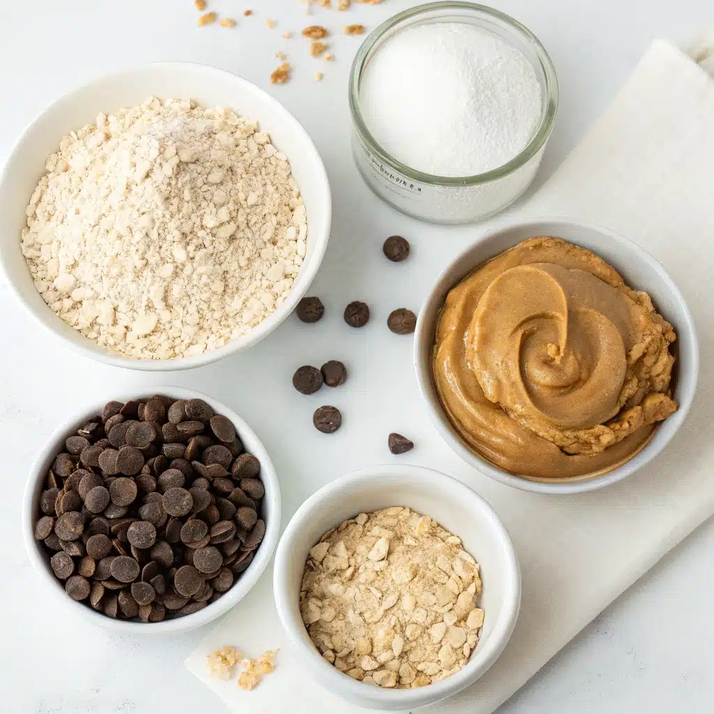 chocolate chips, minimal style”