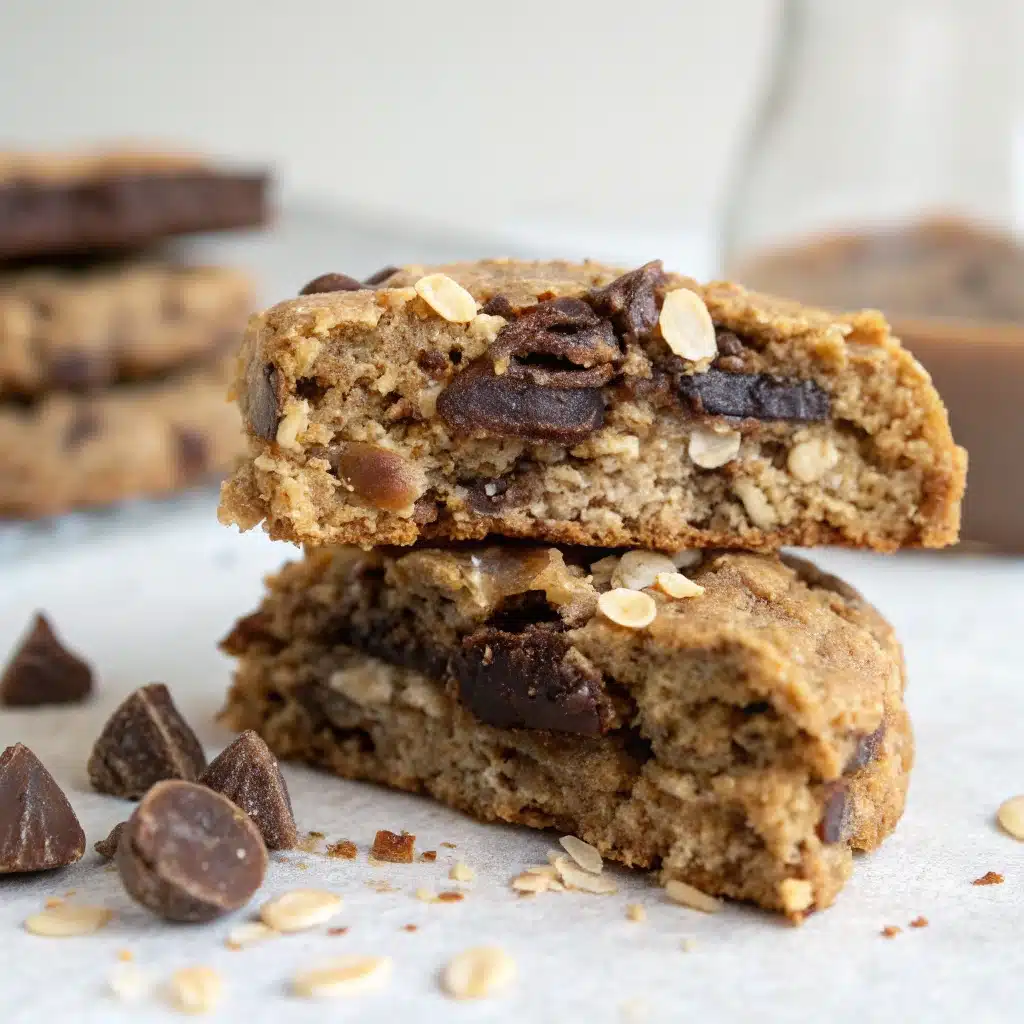 protein cookie on baking paper